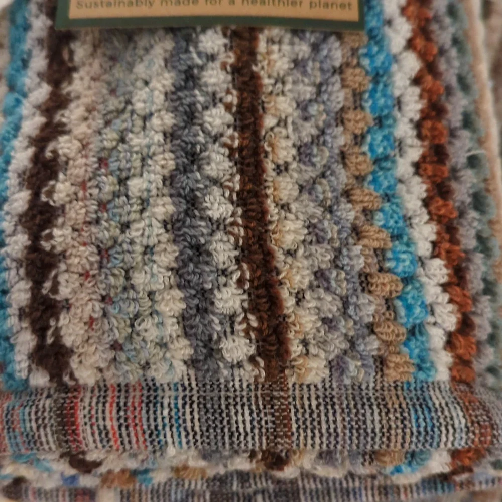 Deborah Connolly Striped Multicolor Towel Set - Picture 5 of 6